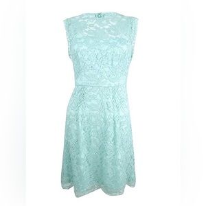 Size 12 NWT Betsy Johnson Seafoam Lace Dress (minor flaw)